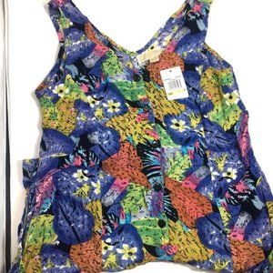 3/$30 NWT Michael Kors tropical patchwork skort …